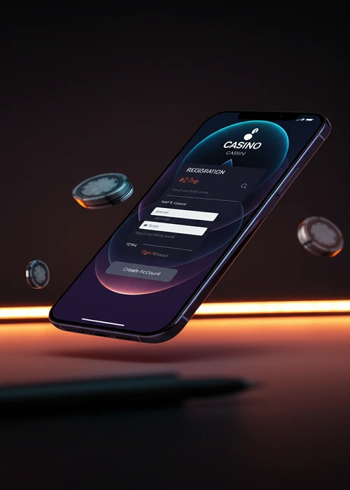 Screenshot der benutzerfreundlichen Registrierungsform im Martin Casino, die E-Mail-Adresse und Passwortfelder für einen schnellen Start zeigt.